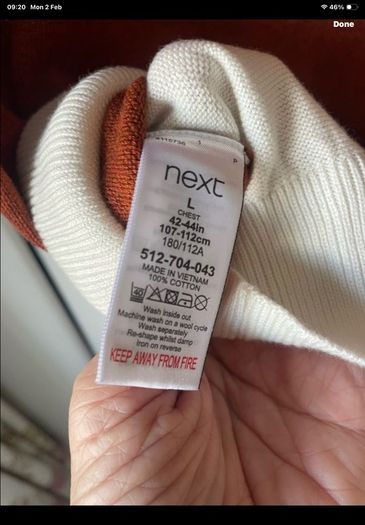 jumper bnwt next short sleeve jumper size large