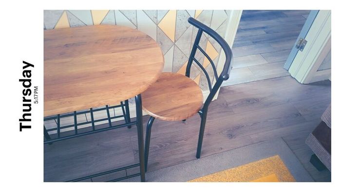 table and chairs