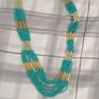 Turquoise beaded necklace Image 2