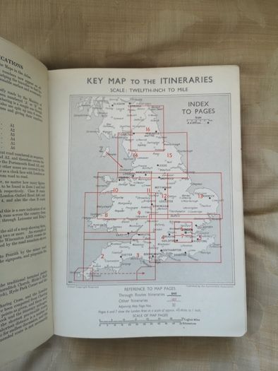 The Illustrated road map of England and Wales