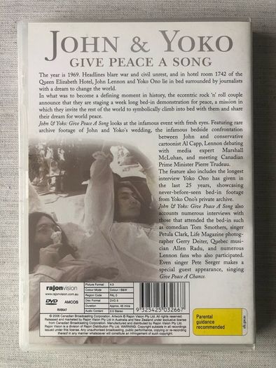 John & Yoko - Give Peace A Song (DVD)