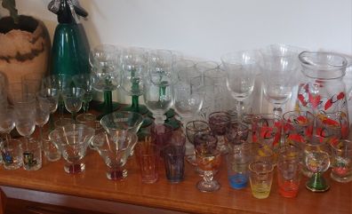 Fair Warning! Contents of my Glassware Cabinet are Being Photographed and Will be For Sale Shortly!!