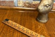 vintage folding ruler