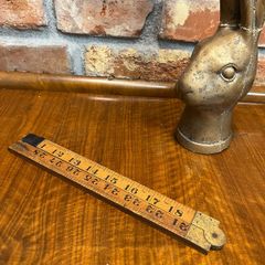 vintage folding ruler