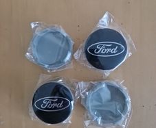 Set of 4 ford centre caps