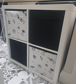Ikea Kallax Unit + 4 inserts