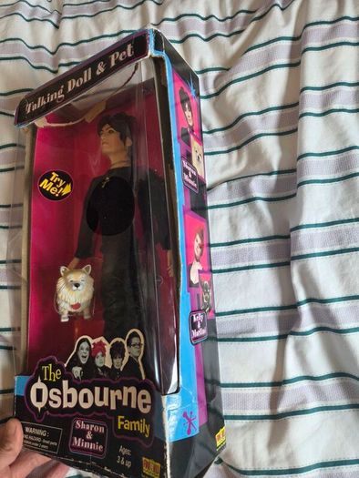 Vintage 2002 The Osbourne Family Talking Doll - Sharon & Minnie (Fun-4-All)