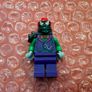 Lego Purple Bike with Joker figure with Carnage head Image 2