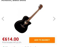 Lag Tramontane T118 ACE - BLK Special Edition