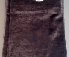 2 Pairs of Curtains and Curtains Pole - Black Velvet Fully Lined Blackout Eyelit Curtains and Large Curtain Rail