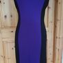 BNWT Size 10 Black & Purple Dress Image 2