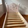 Pink princess wooden single bed Image 4