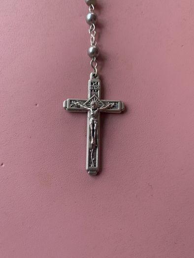 Silver Rosary