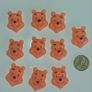 Winnie The Pooh Resin Cabochon pk. 4 Image 5