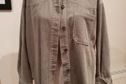 Zara sage green corduroy shacket xs
