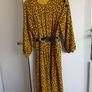 savida 1980s style leopard dress with side shoulder button detail Image 3