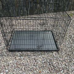 Extra Large 2 Door Folding Dog Crate