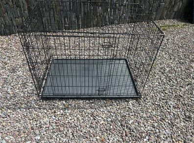 Extra Large 2 Door Folding Dog Crate