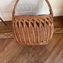 Vintage Traditional  Hand woven Wicker Basket Image 6