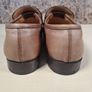 mens BARKER TORQUAY slip on shoes Brown Burnished Calf Size UK 7.5 EU 41.5 moccasin boat shoes Image 7