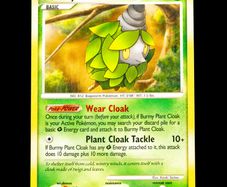 Burmy Plant Cloak Lv.10 78/132 Common Diamond and Pearl Secret Wonders Pokemon Card 2007