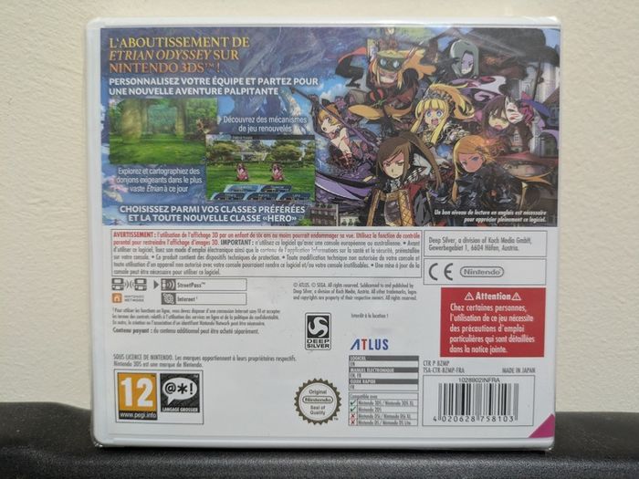 (Sealed) Etrian Odyssey Nexus (3DS)