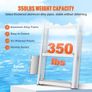 Removable Dock Ladder 5 Steps, 350 lbs Load Capacity, Pontoon Boat Ladder with 4'' Wide Step Image 6