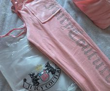 Light pink juicy couture tracksuit xs