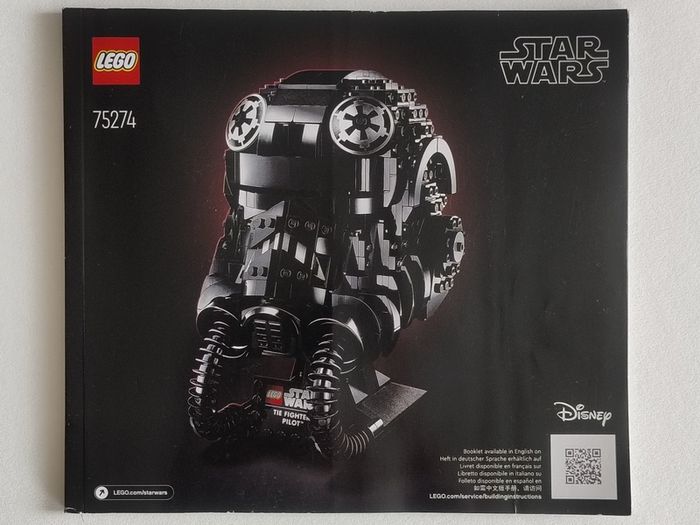 Lego 75274 Star Wars TIE Fighter Pilot Helmet
