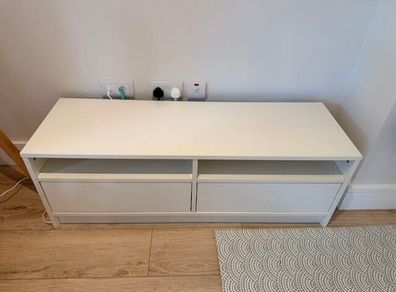White Ikea TV Unit