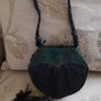 Antique Mother of Pearl Opera Glasses and Bag Image 2