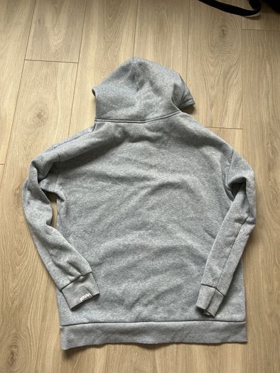 Suvene grey zip up hoodie