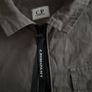 Grey C.P, Company Zipped Long Sleeve Shirt Image 3