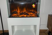 Freestanding Electric Fireplace White or Black