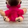Keel Toys Pugsley Dog Pug Soft Toy with Pink Unicorn Costume approx. 23 cm. Used Please see photos Image 4