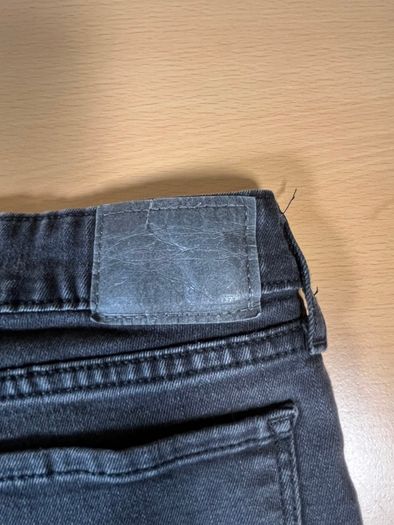 LEVI'S 711 Black Denim Slim Skinny Jeans Womens W28 L29