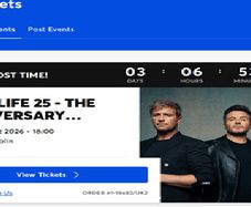 1 Westlife ticket for Saturday night