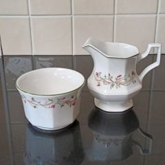 Eternal Beau Milk Jug & Sugar Bowl.