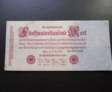 Germany. Reichsbanknote. 500,000 Mark (25.7.1923) Nice Condition!