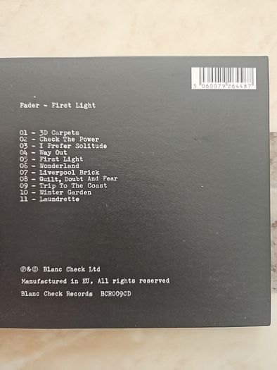 Fader CD - First Light