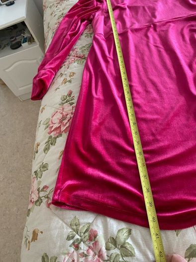 Fabulous deep pink velvet Next Dress size 20