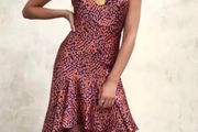 Never Fully Dressed Animal Print Asymmetrical Dress