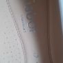 White Leather Gabor Ballet Pumps Image 4
