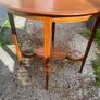 Beautiful solid mahogany side table Image 3