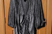 CurveWow silver glitter dress, Size 26-28, BNWT