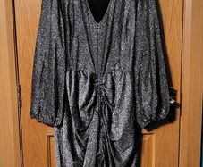 CurveWow silver glitter dress, Size 26-28, BNWT