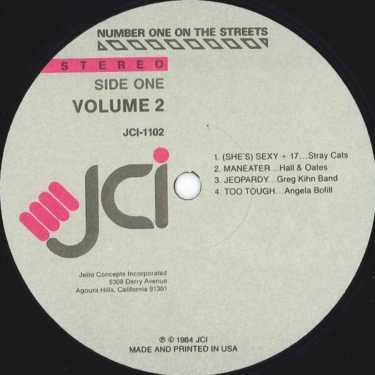 Various  Number One On The Streets new wave  synth