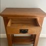 Solid pine side table Image 2