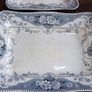 Two Antique Meat Platters Image 2
