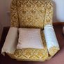 2 Gold Classic Armchairs Image 3